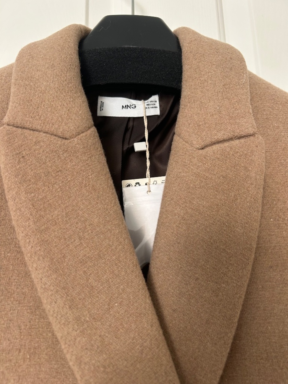NWT Mango camel topcoat - Picture 2 of 4